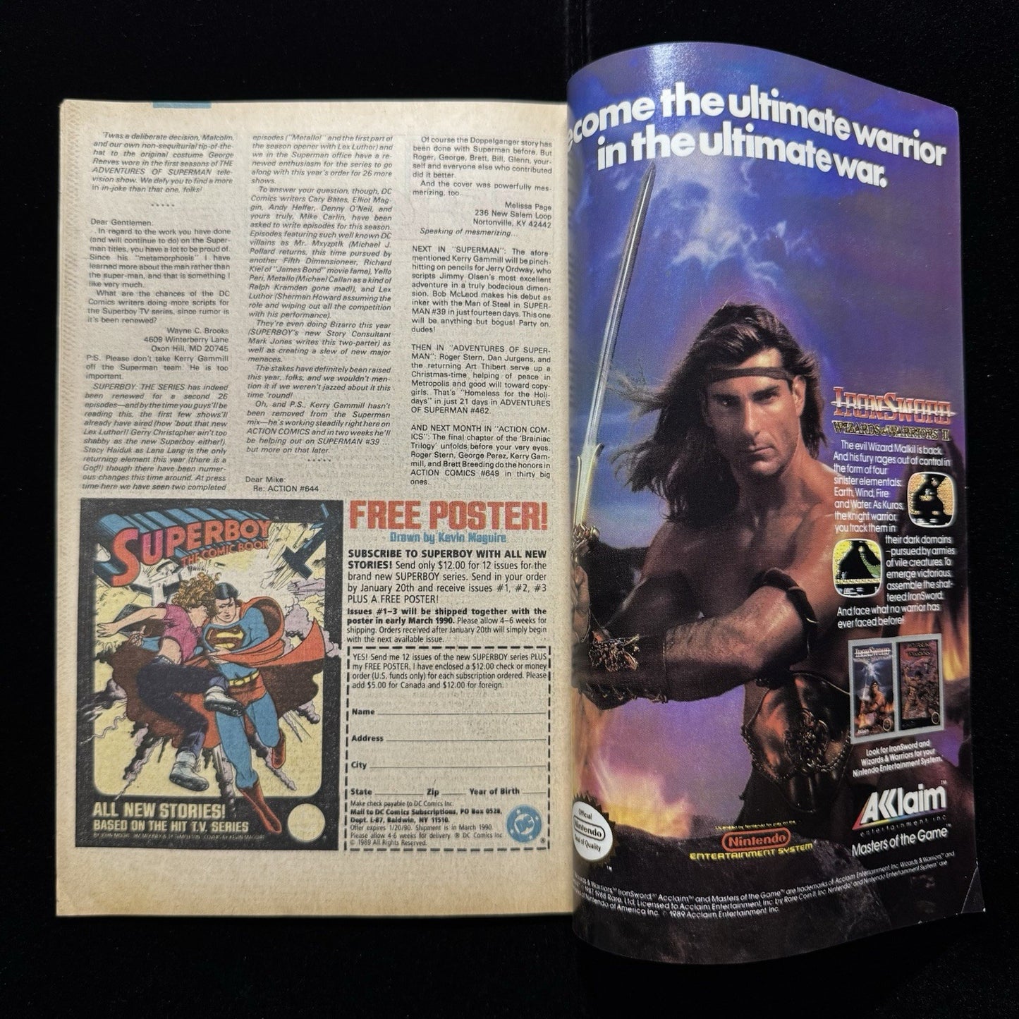 Action Comics 648 - Copper Age Dc Comics 1989