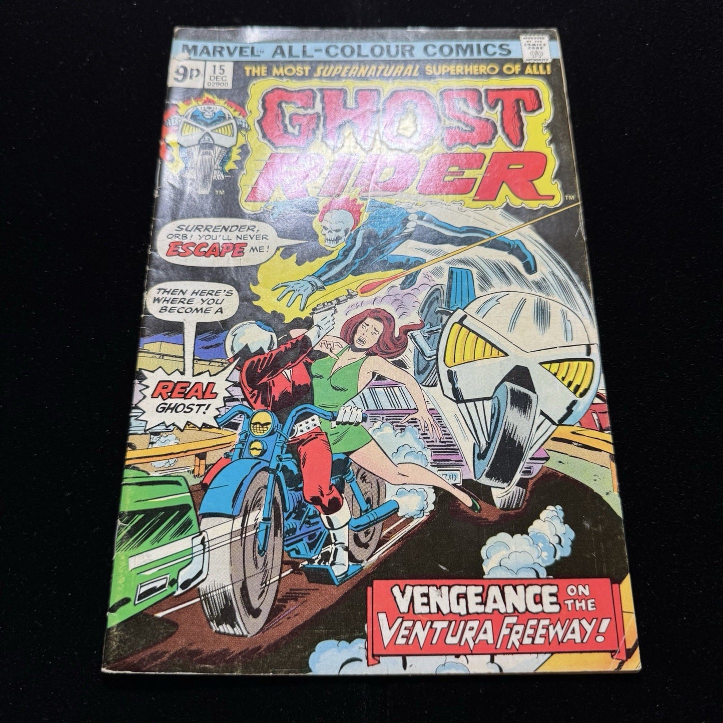 Ghost Rider 15 - Bronze Age Marvel Comics 1975