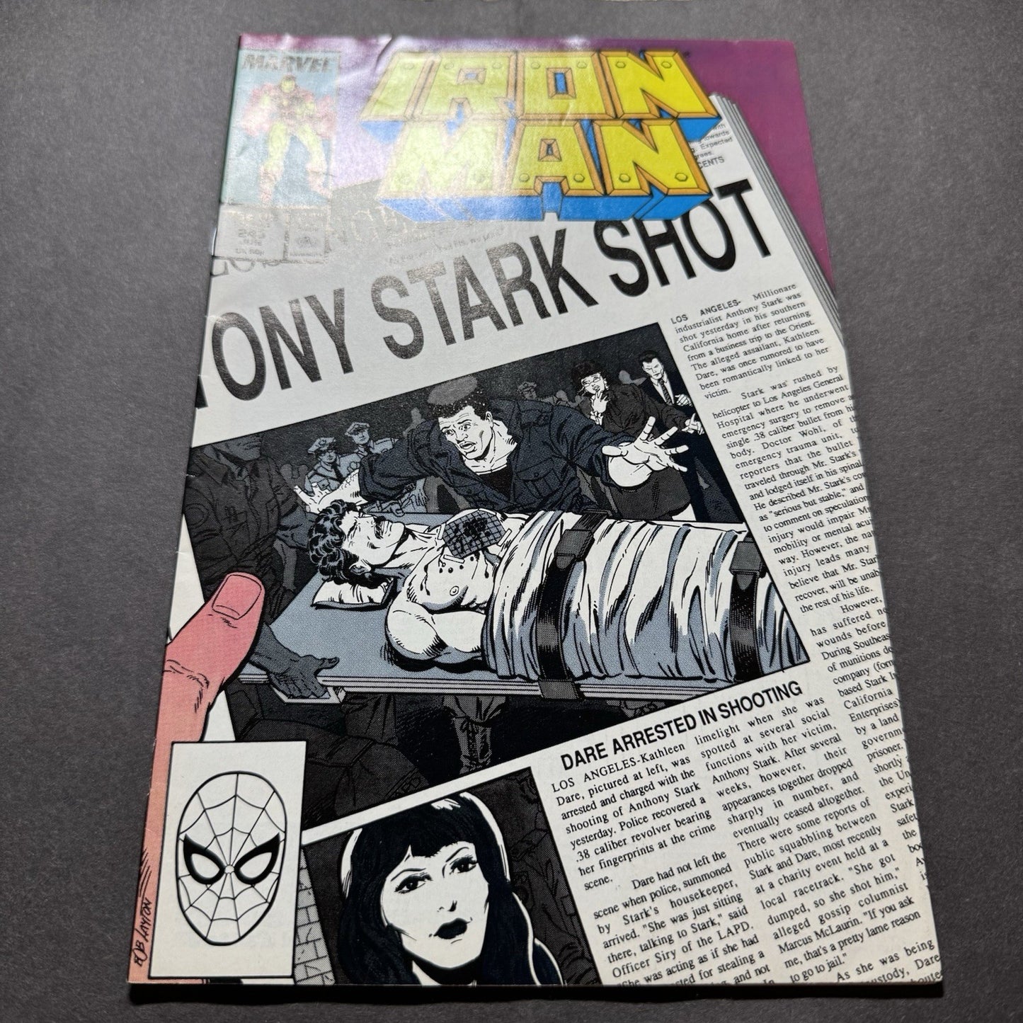 Iron Man 243 - Copper Age Marvel Comics 1989