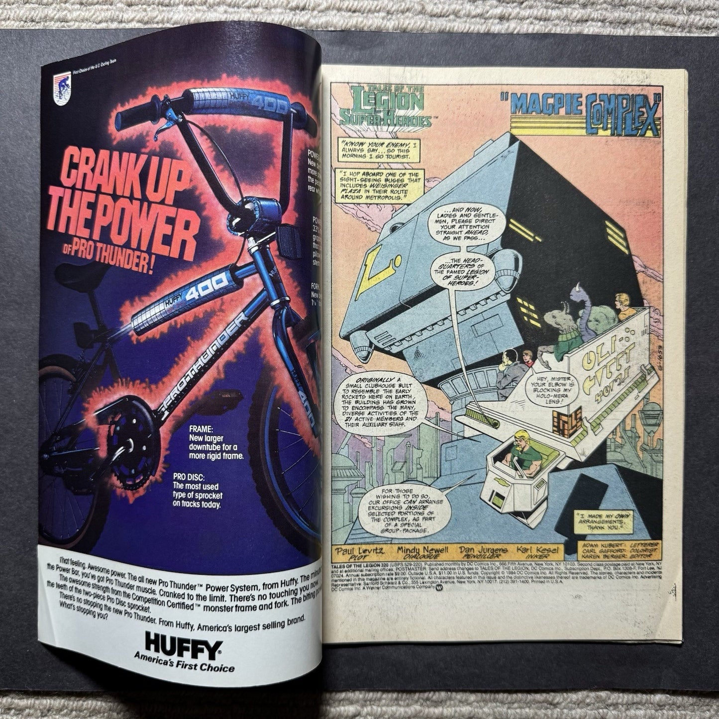 Legion Of Super-Heroes 320 - Copper Age Dc Comics 1985