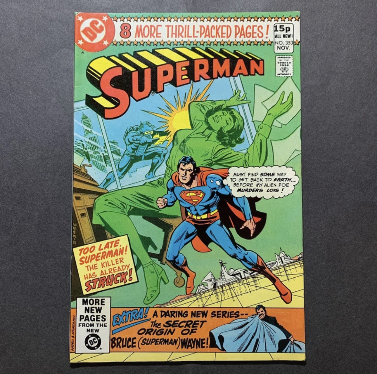 Superman 353 - Bronze Age Dc Comics 1980