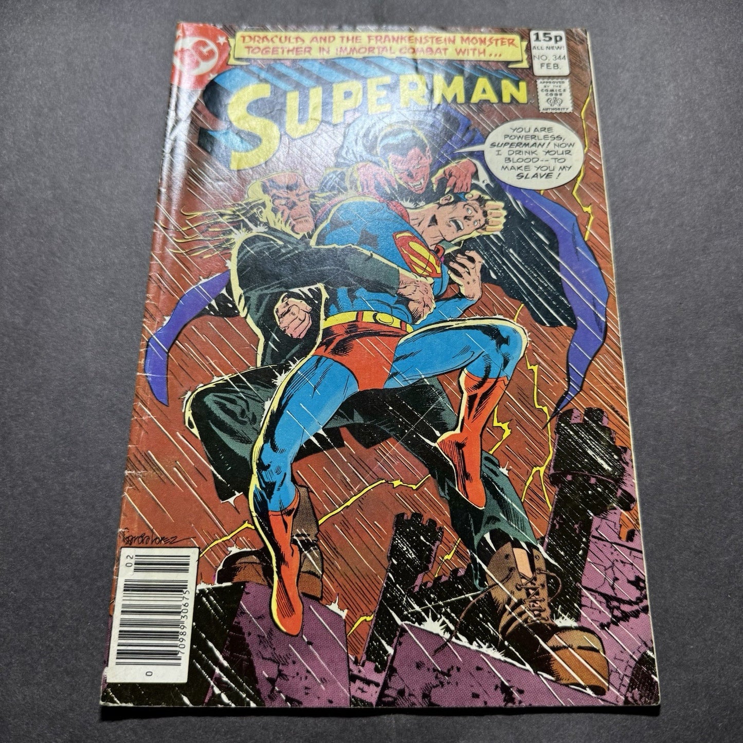 Superman 344 - Bronze Age Dc Comics 1980