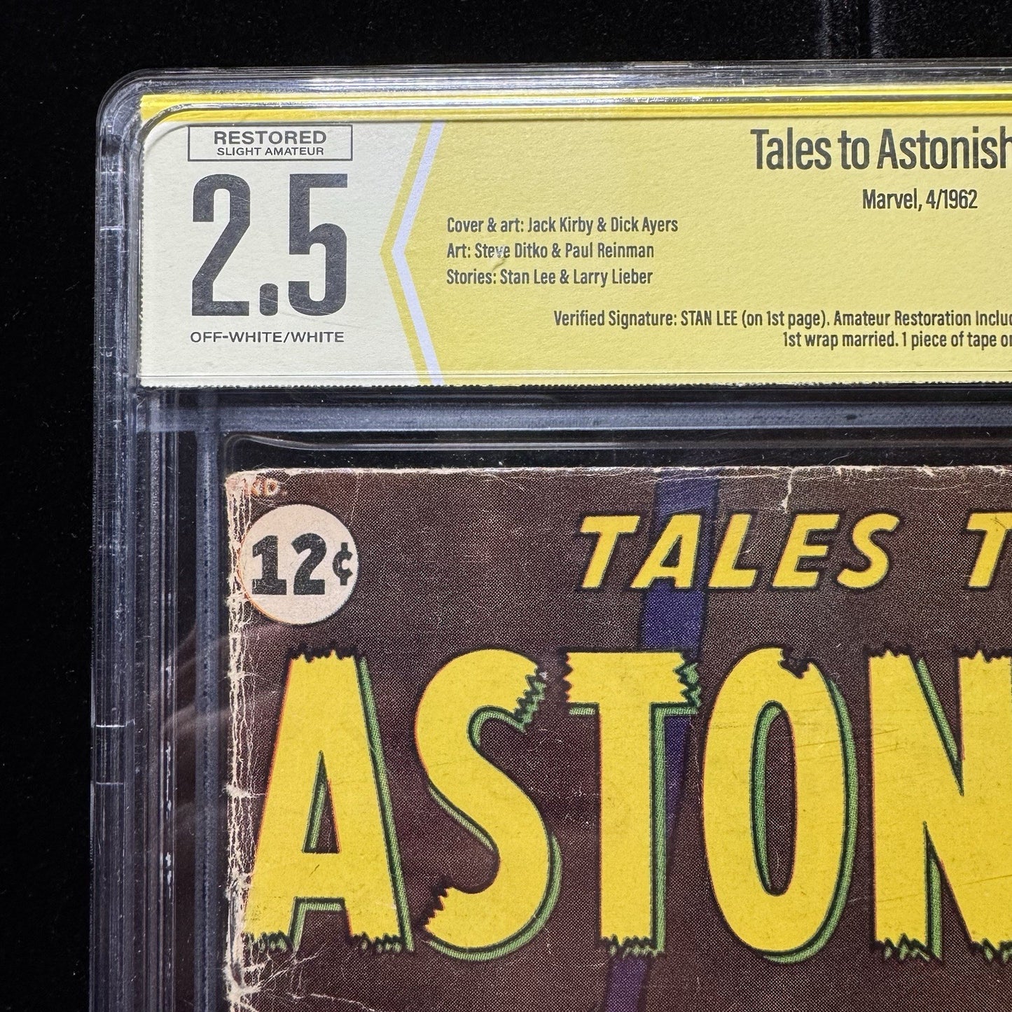 Tales To Astonish 36 - Signed By Stan Lee - CBCS Graded 2.5 - Silver Age 1962