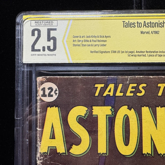 Tales To Astonish 36 - Signed By Stan Lee - CBCS Graded 2.5 - Silver Age 1962