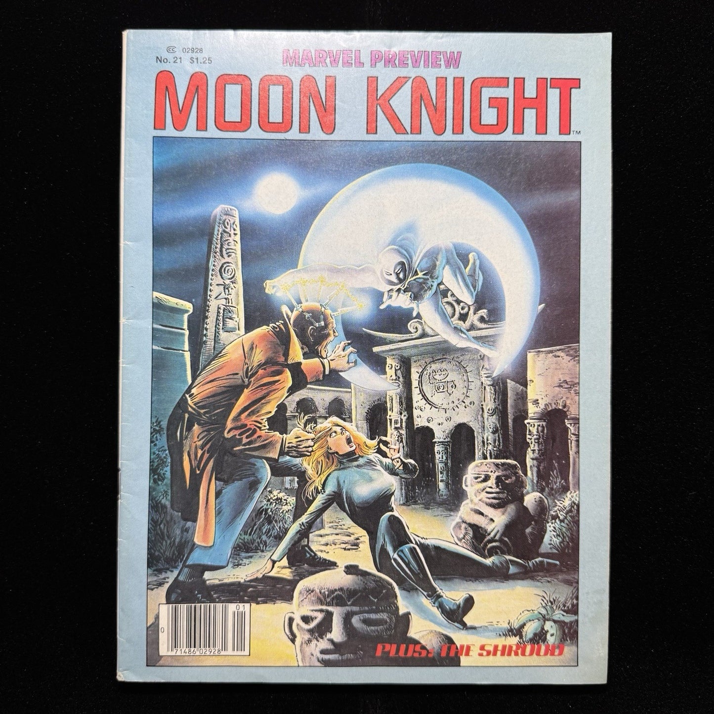 Marvel Preview 21 - Cover By Bill Sienkiewicz - Bronze Age Marvel Comics 1980