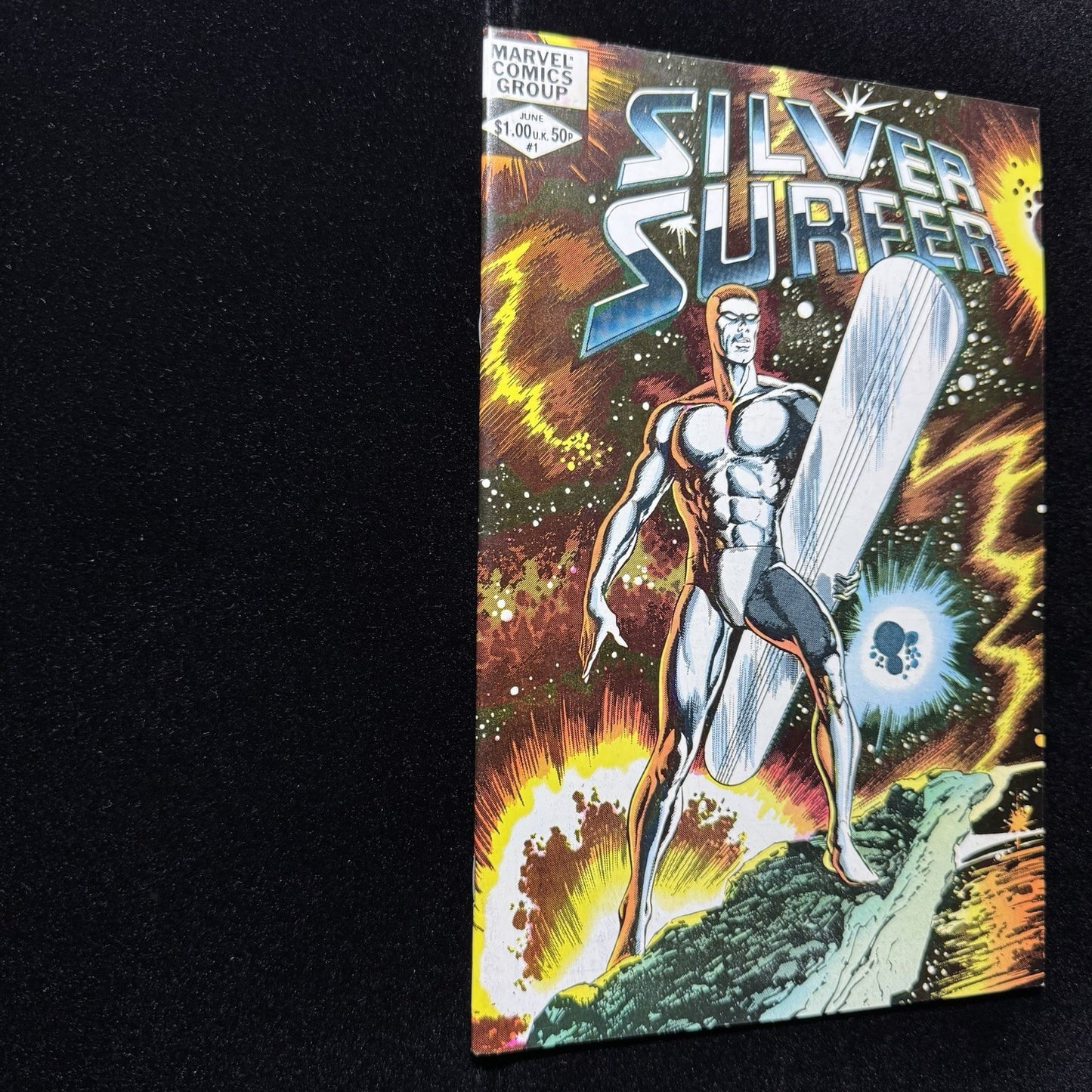 Silver Surfer 1 - Origin Of Silver Surfer - Bronze Age Marvel Comics 1982