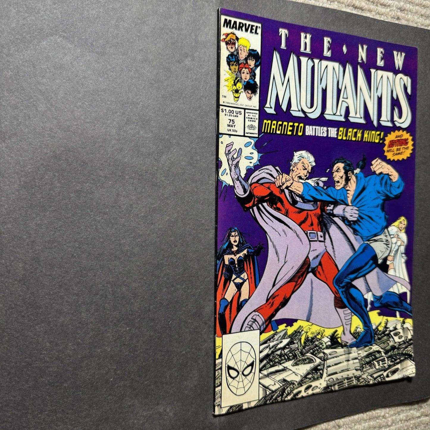 New Mutants 75 - Copper Age Marvel Comics 1989