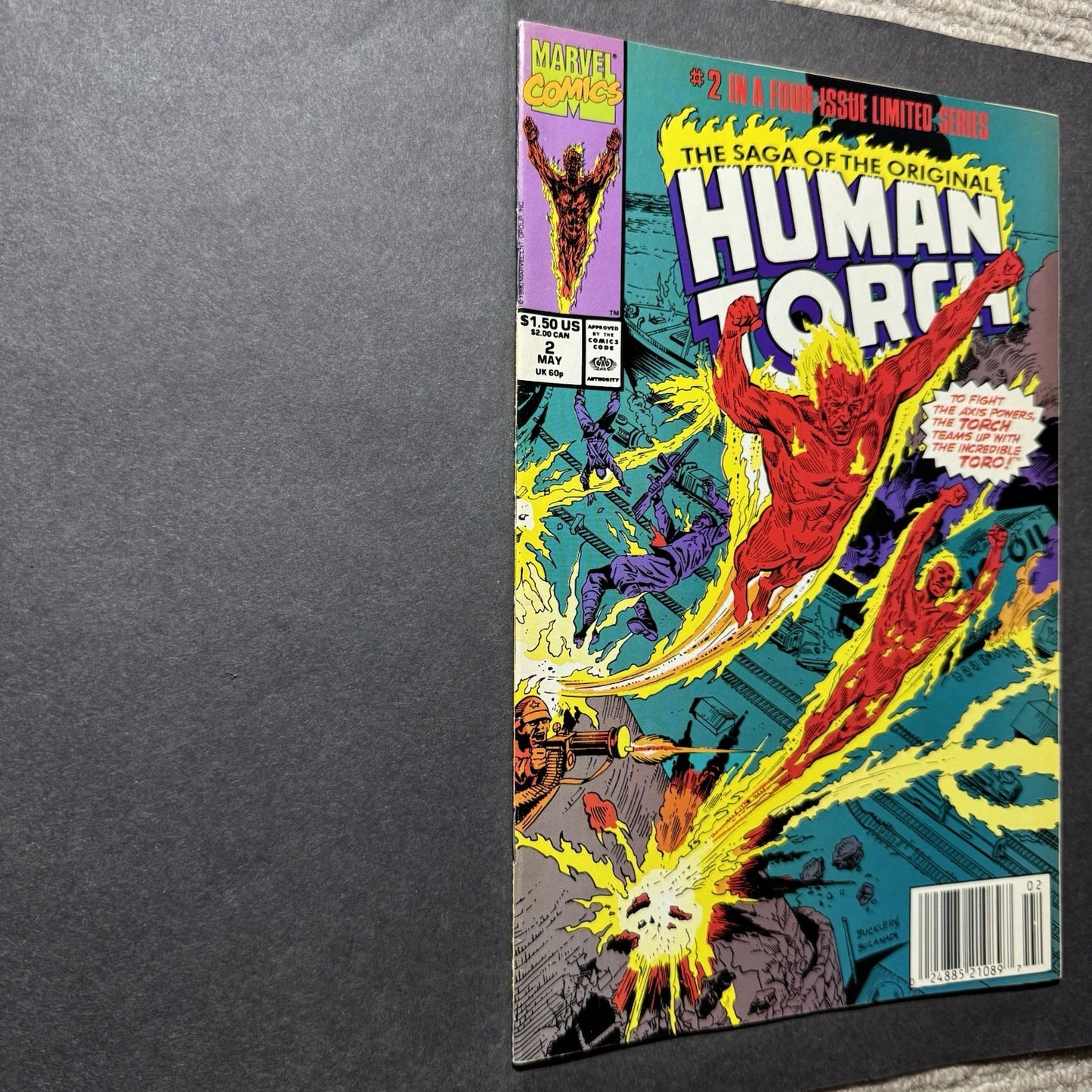 Human Torch 1-4 Full Set/ Copper Age Marvel Comics 1990
