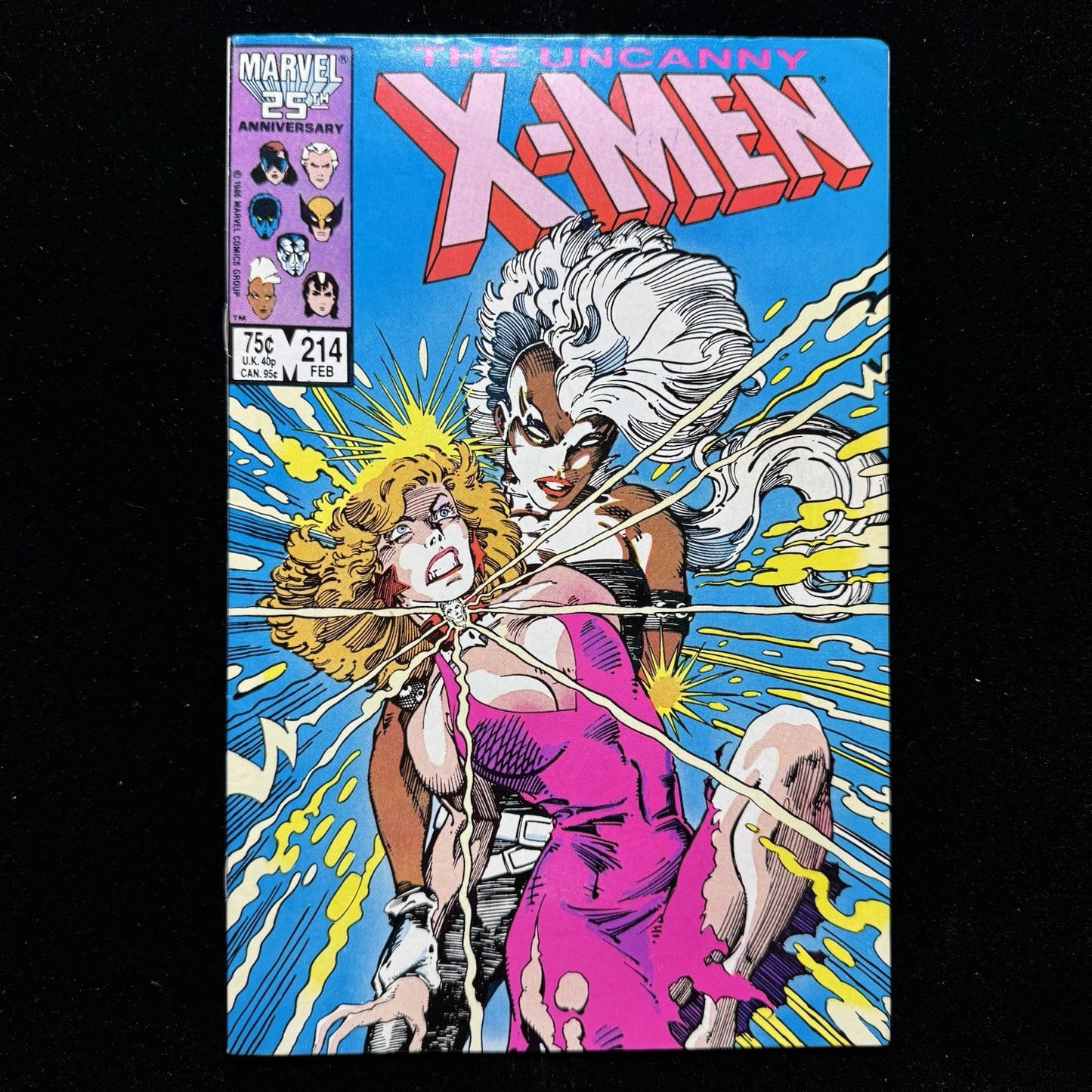 Uncanny X-Men 214 - Dazzler Joins The X-Men - Copper Age Marvel Comics 1987