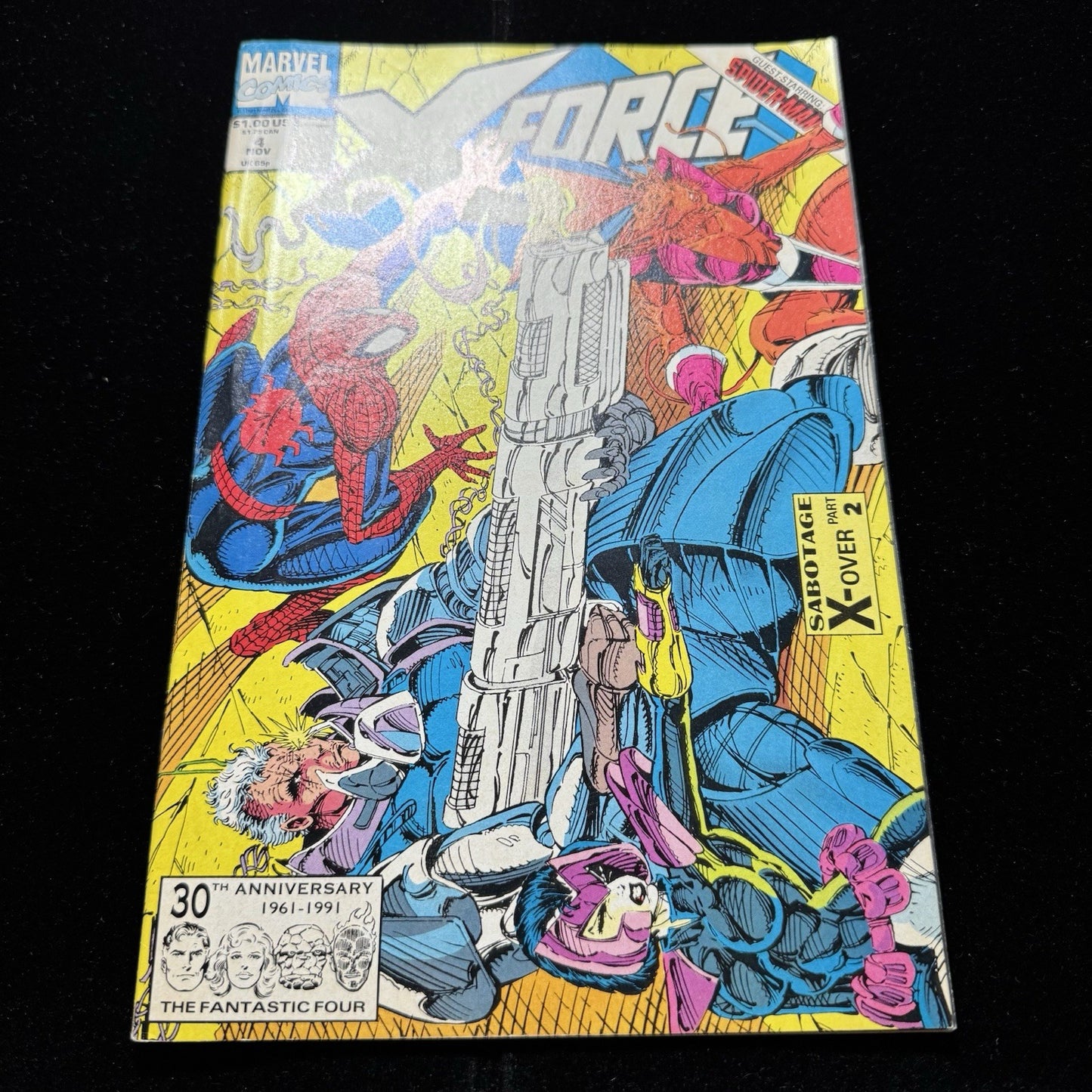 X-Force 4 - 3rd Appearance Of Deadpool - Copper Age Marvel Comics 1991