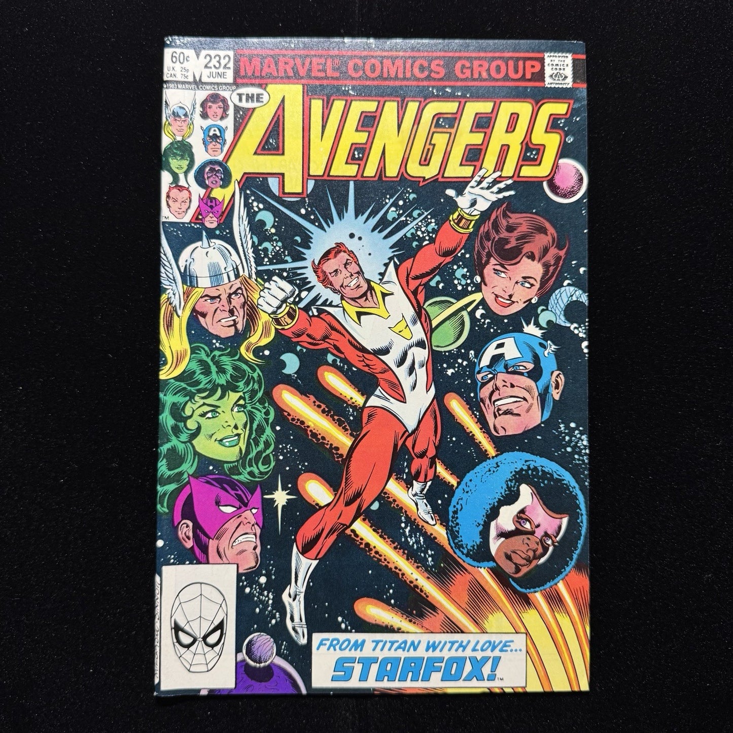 Avengers 232 - Eros Is Renamed Starfox - Bronze Age Marvel Comics 1983