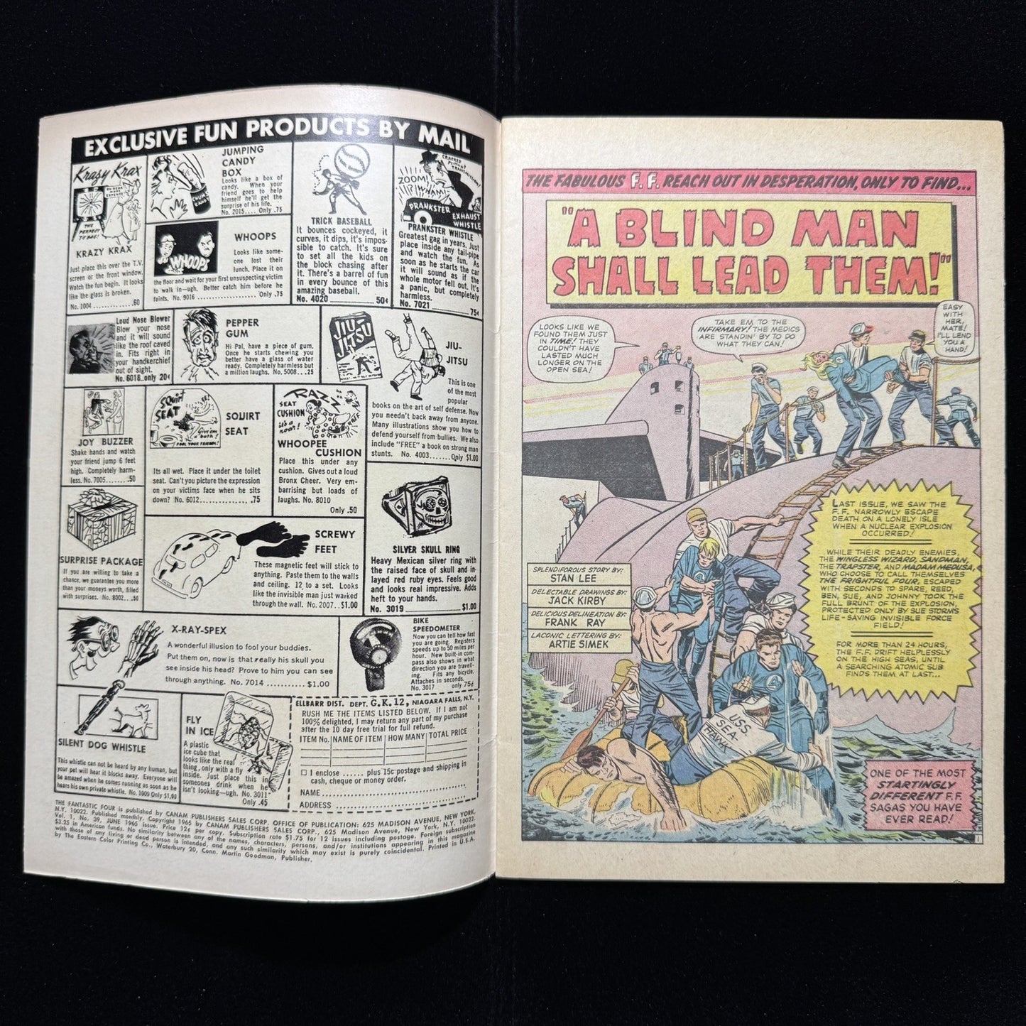 Fantastic Four 39/ Silver Age Marvel Comics 1965 (7.5-8.0)