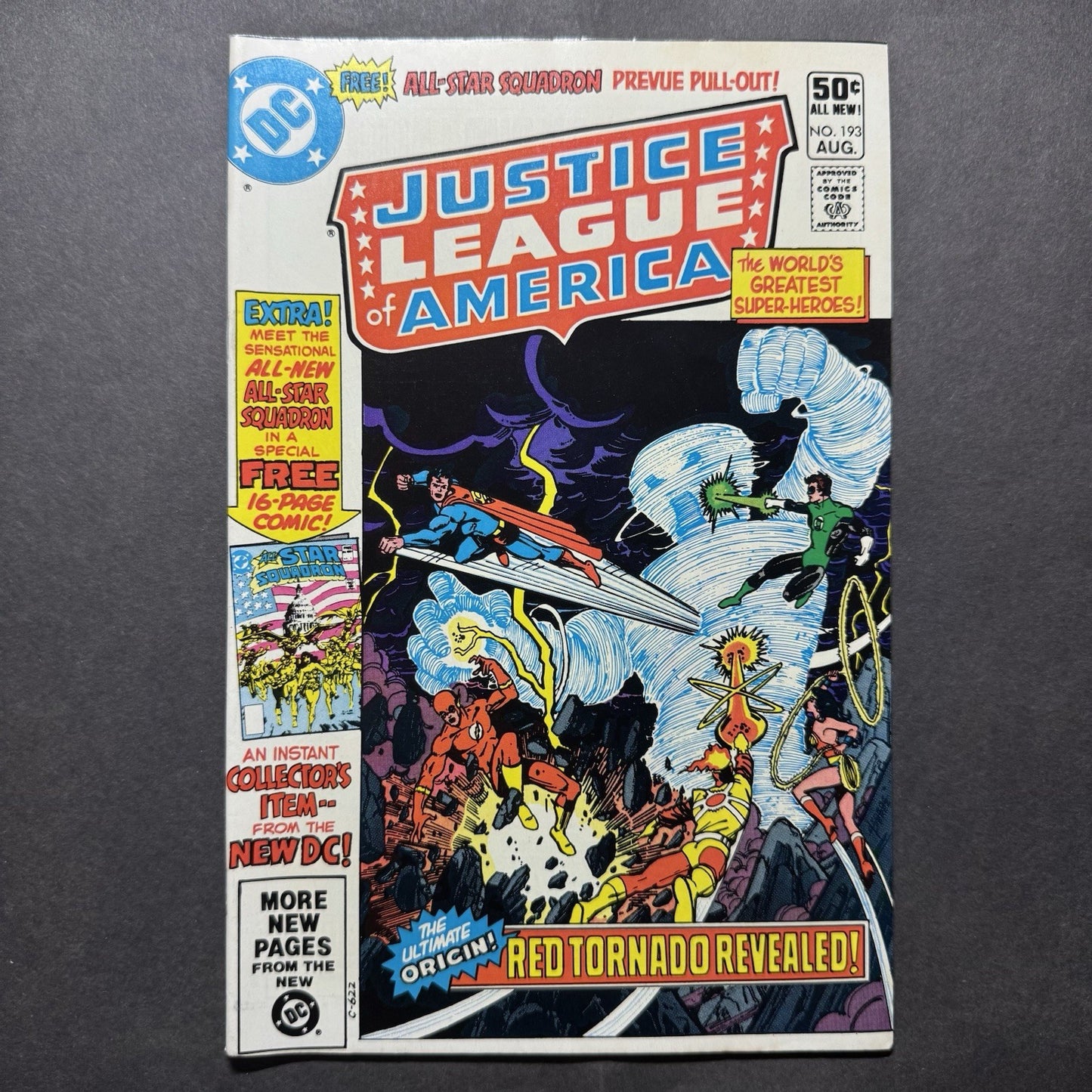 Justice League 193 - 1st App Of All Star Squadron - Bronze Age Dc Comics 1981