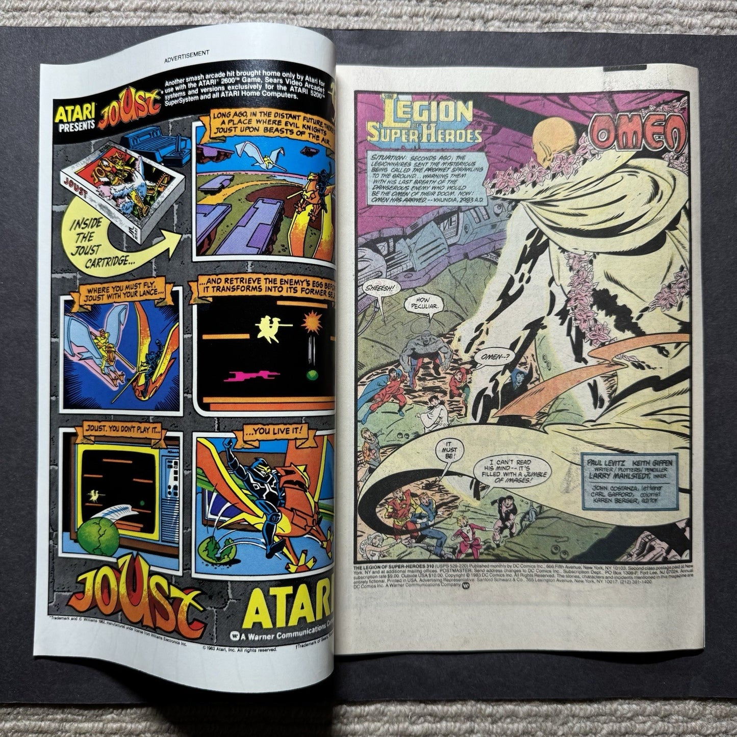 Legion Of Super-Heroes 310 - Copper Age Dc Comics 1984