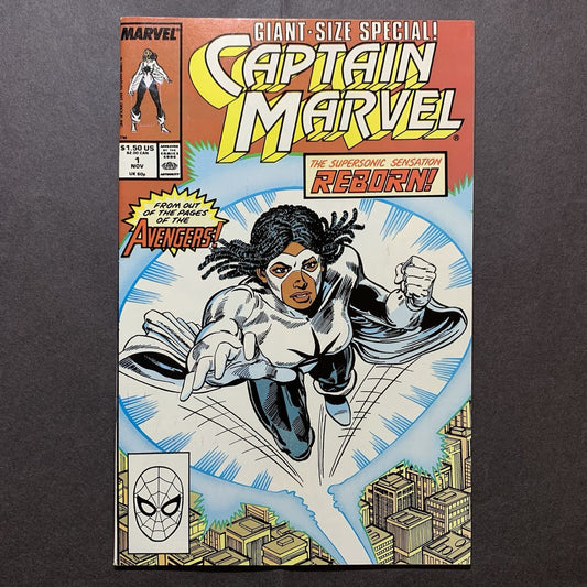 Giant Size Captain Marvel 1 - Copper Age Marvel Comics 1989