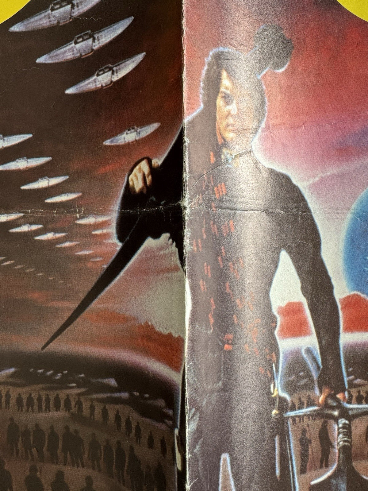 DUNE 1984 Original UK Quad Movie Poster - David Lynch Sci-Fi Classic - Folded