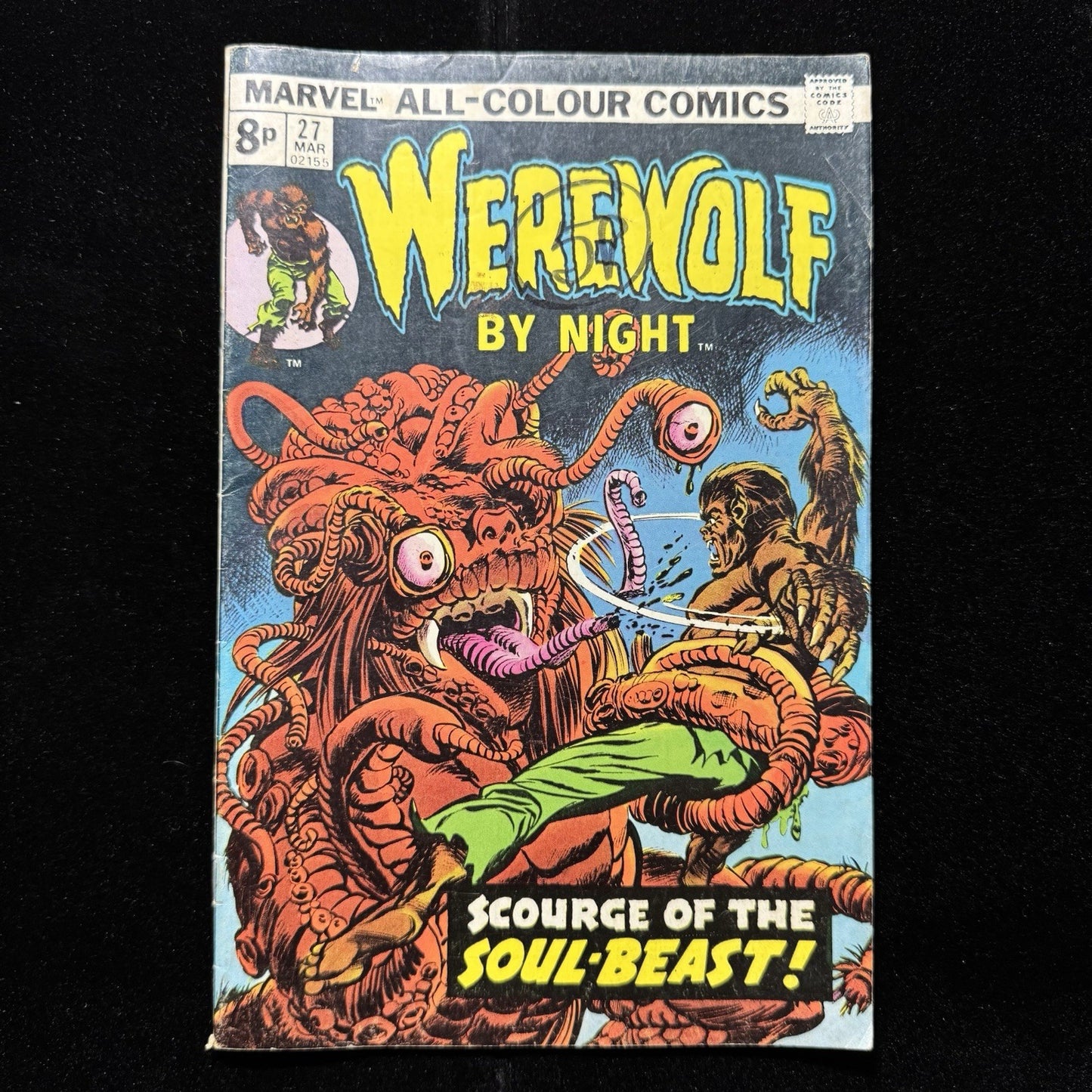 Werewolf By Night 27 - 1st App Dr Glitternight - Bronze Age Marvel Comics 1975