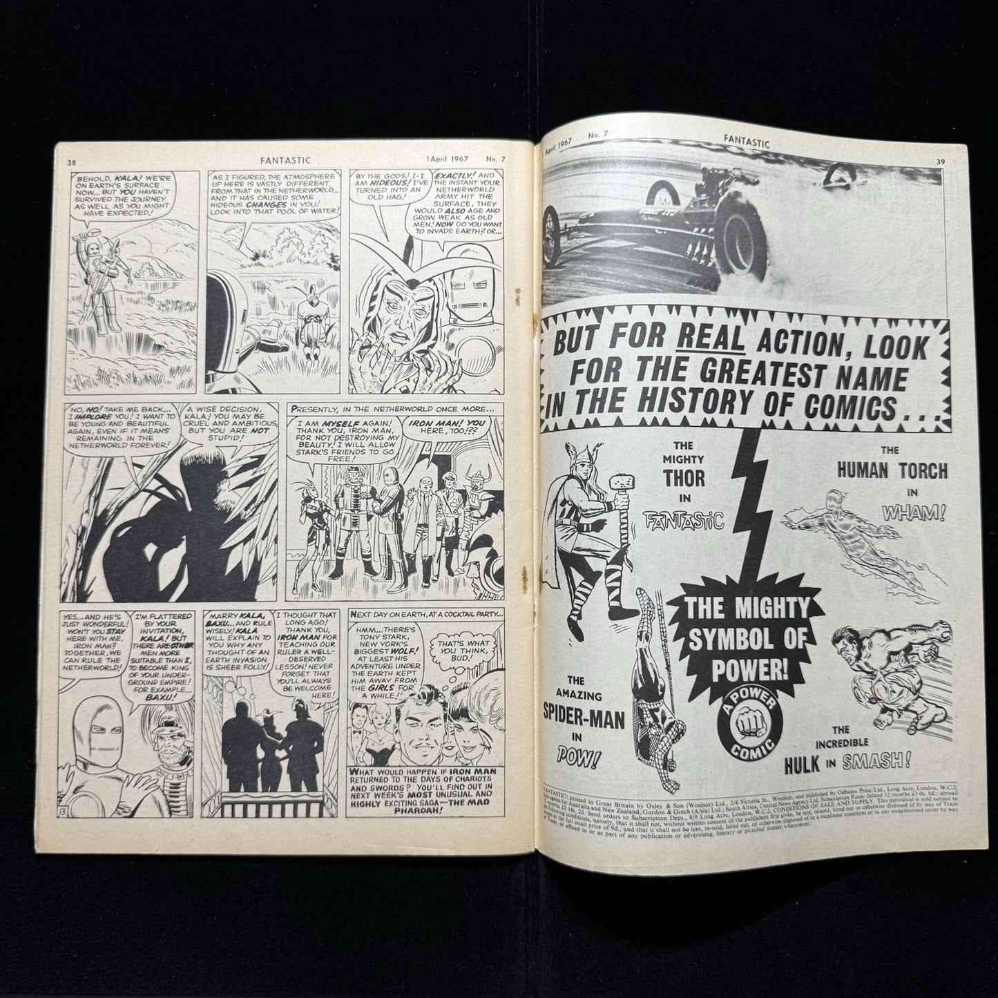 Fantastic! 7 - British Comics - Silver Age Odhams/ IPC Magazines Comics 1967