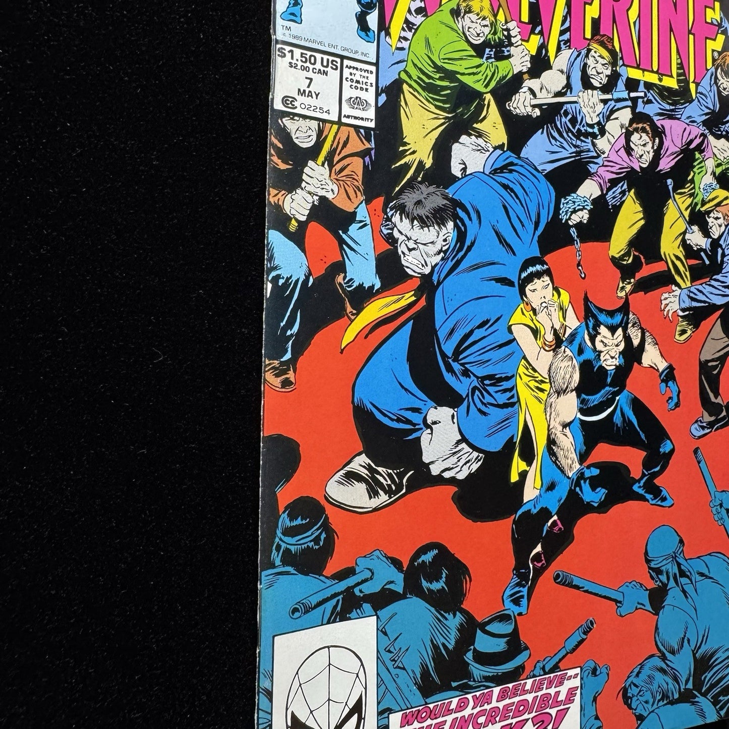 Wolverine 7 - Copper Age Marvel Comics 1989