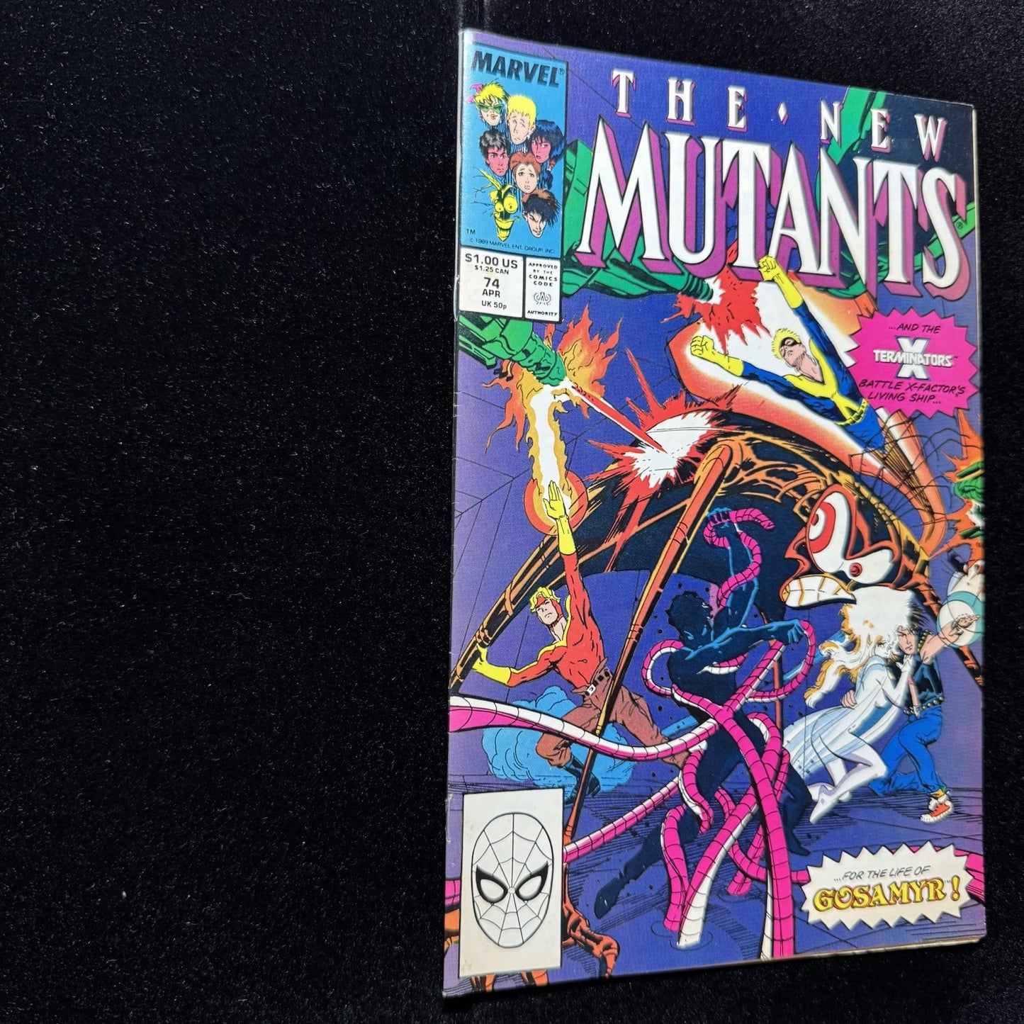New Mutants 74 - Copper Age Marvel Comics 1989