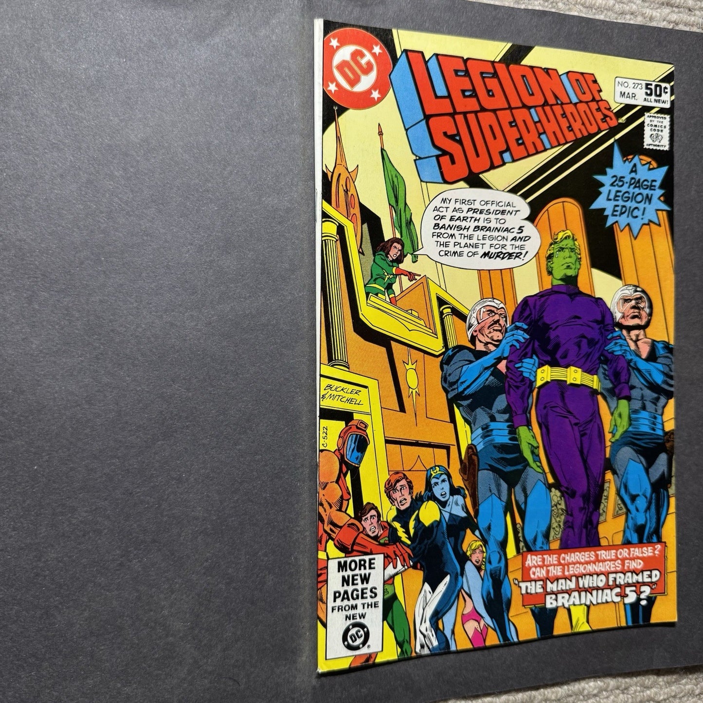 Legion Of Super-Heroes 273 - Bronze Age Dc Comics 1981