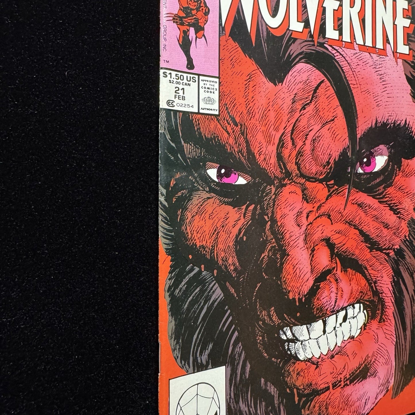 Wolverine 21 - Copper Age Marvel Comics 1990