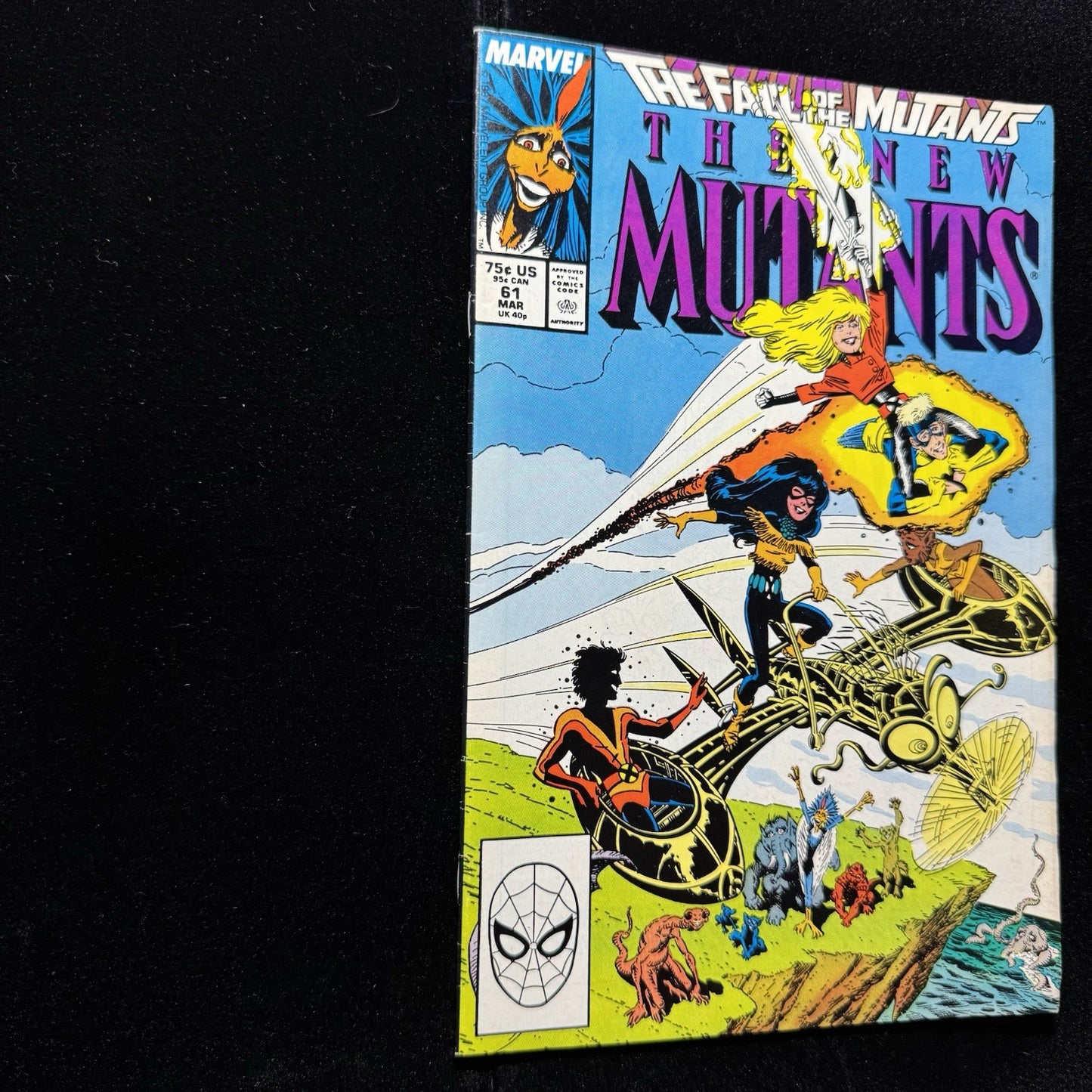 New Mutants 61 - Copper Age Marvel Comics 1988