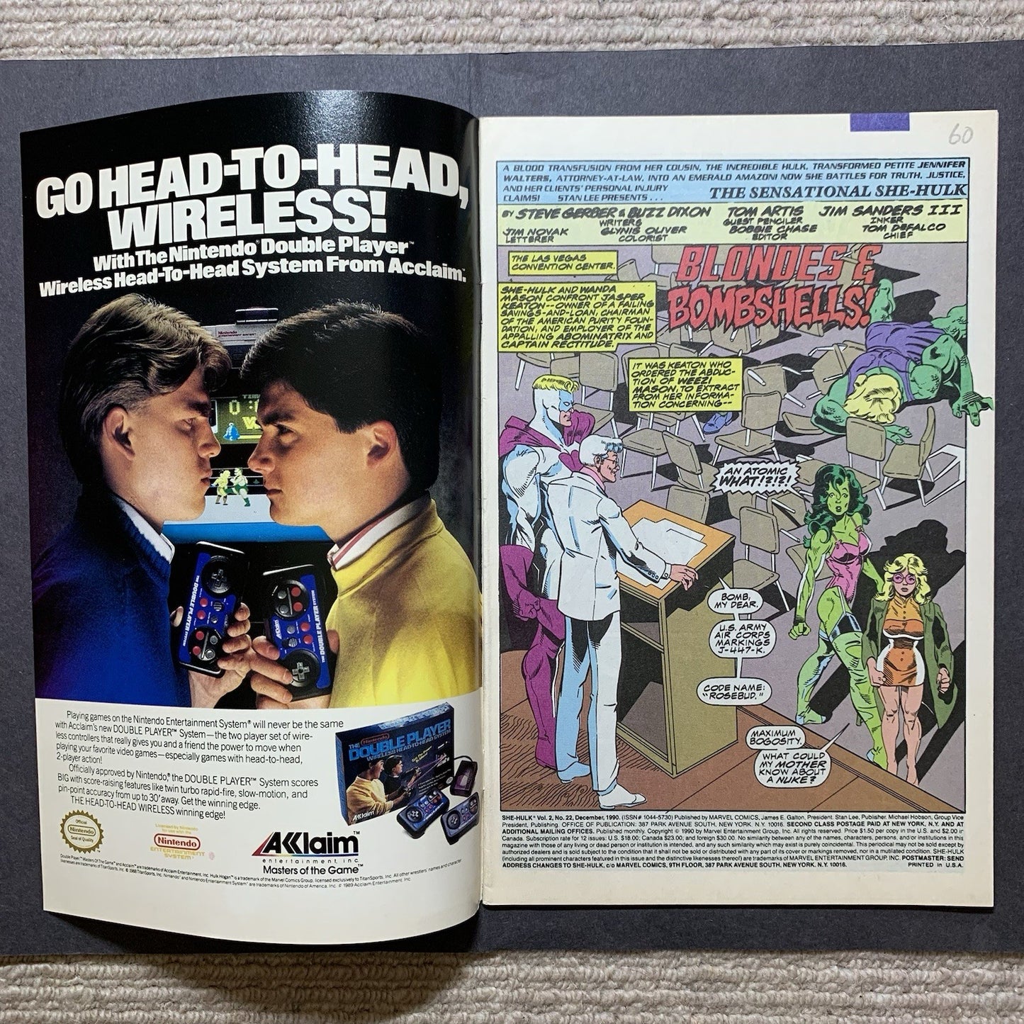 Sensational She Hulk 22/ Copper Age Marvel Comics 1990