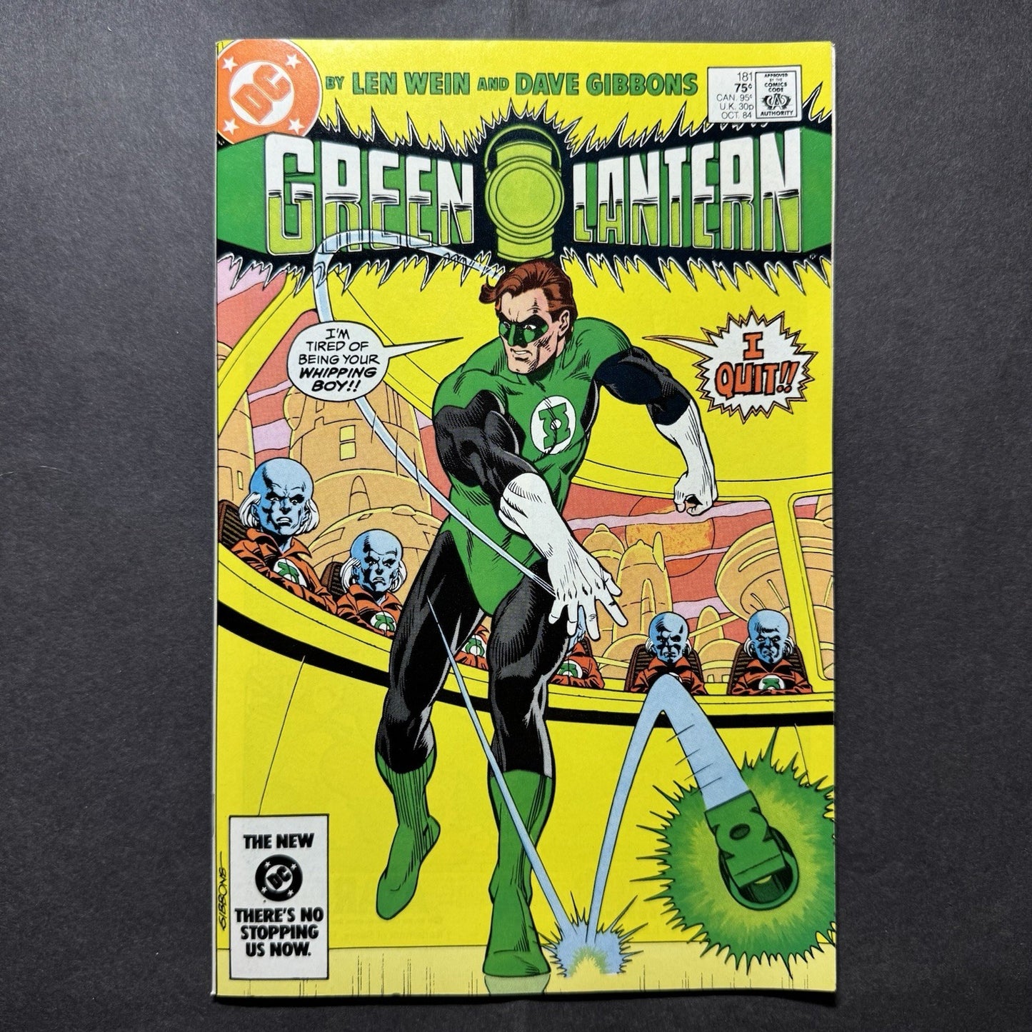 Green Lantern 181 - Hal Jordan Quits As Green Lantern -Copper Age Dc Comics 1984
