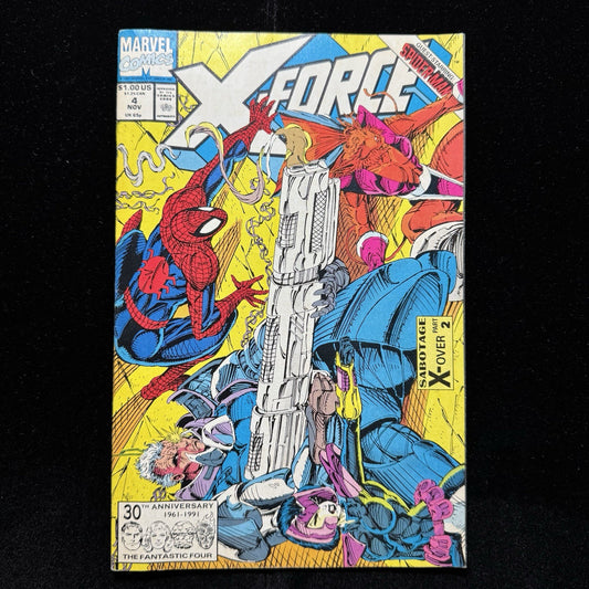 X-Force 4 - 3rd Appearance Of Deadpool - Copper Age Marvel Comics 1991