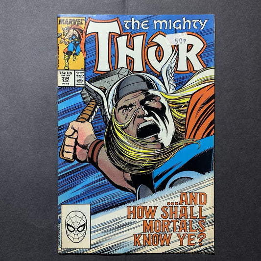 Thor 394/ Copper Age Marvel Comics 1988