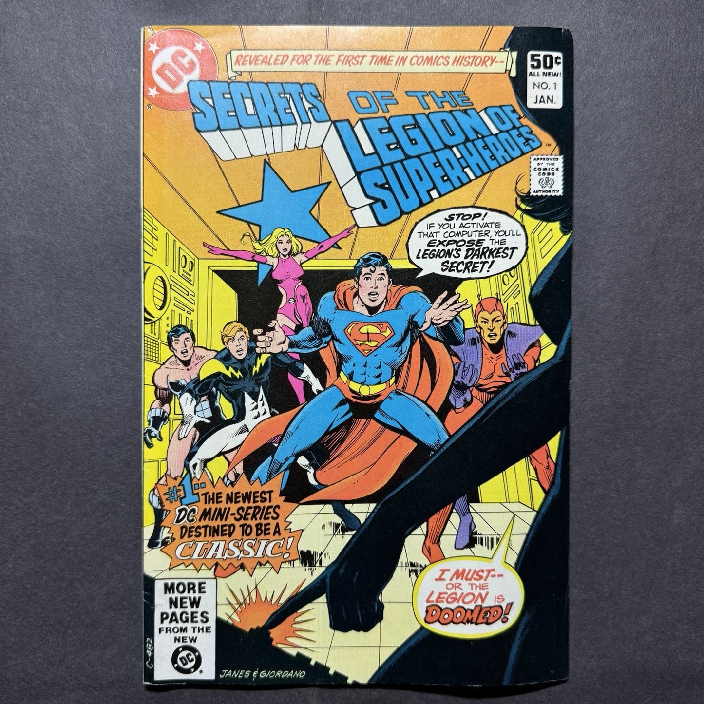 Secrets Of The Legion Of Super-Heroes 1 - Bronze Age Dc Comics 1981