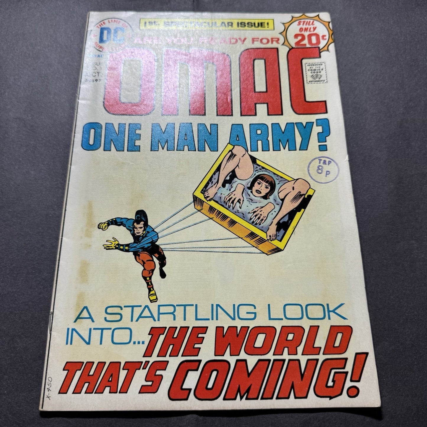 Omac 1 - 1st Appearance And Origin Of OMAC - Bronze Age Dc Comics 1974