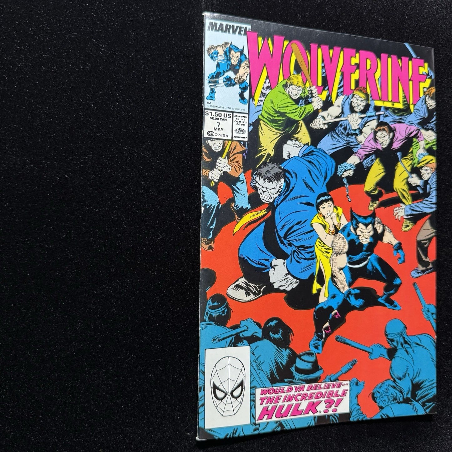 Wolverine 7 - Copper Age Marvel Comics 1989