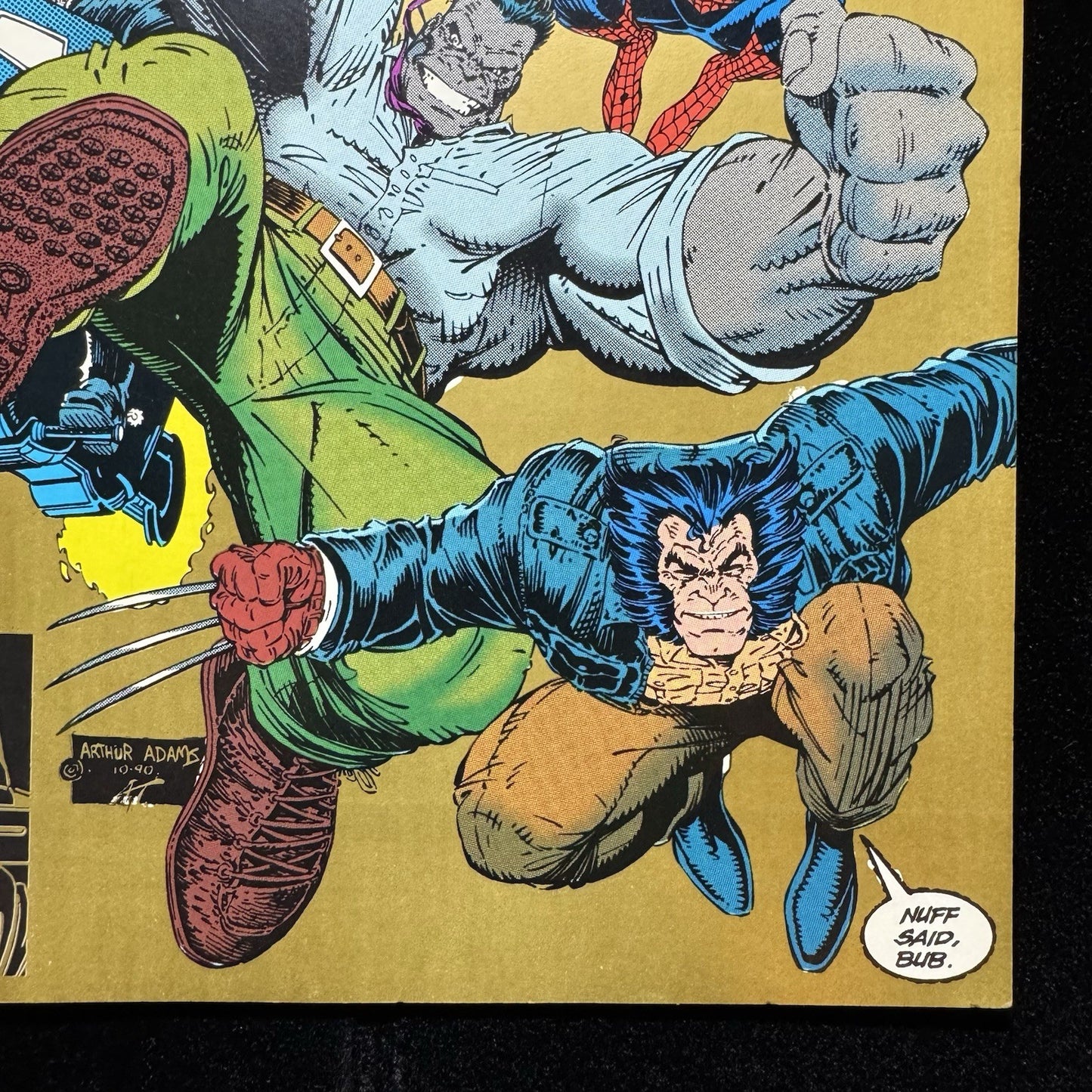 Fantastic Four 348 - 2nd Print Gold Cover - Copper Age Marvel Comics 1991