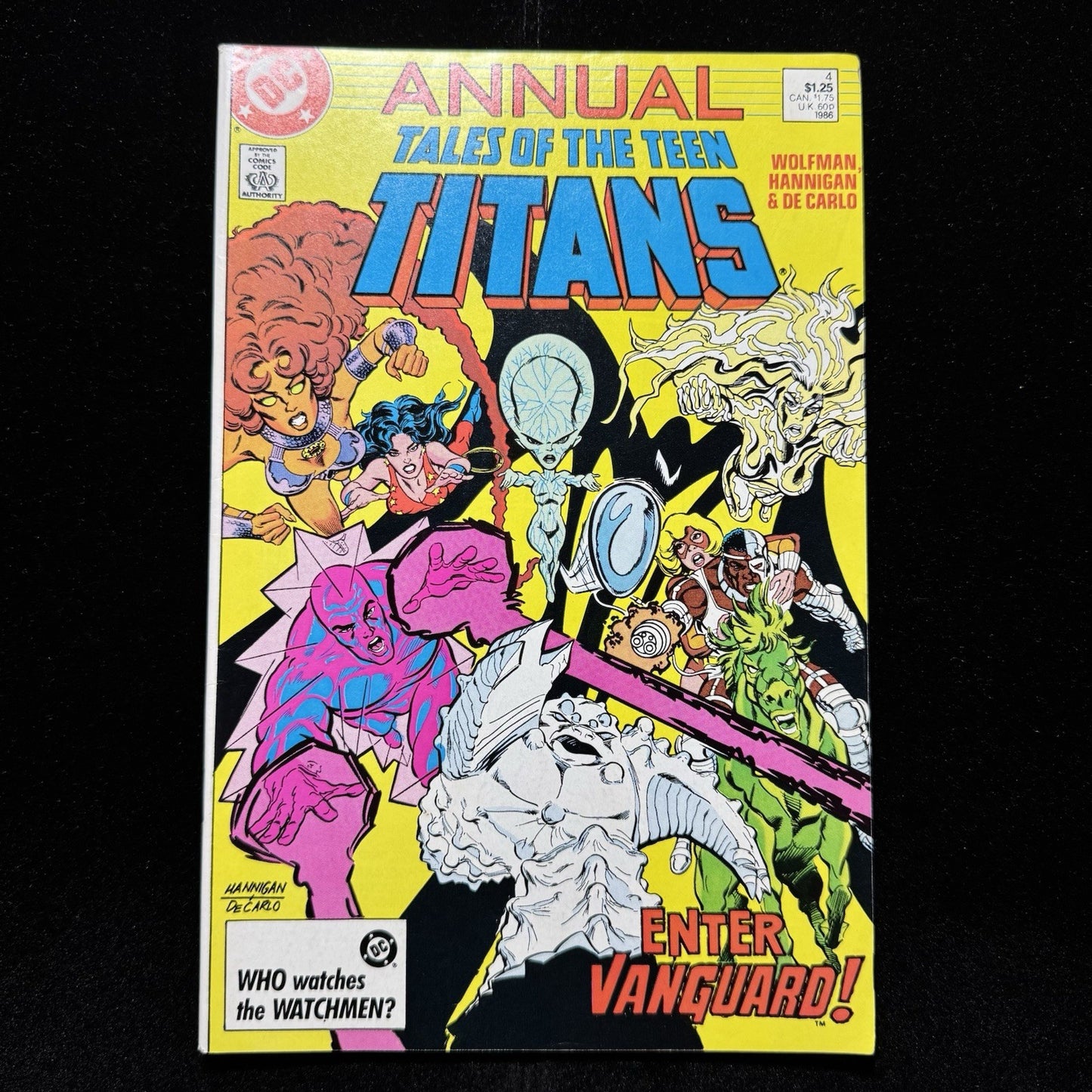 Tales Of The Teen Titans Annual 4 - Copper Age Dc Comics 1986