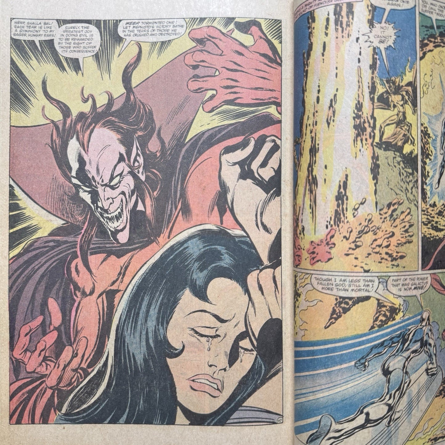 Silver Surfer 1 - Origin Of Silver Surfer - Bronze Age Marvel Comics 1982