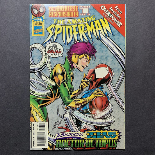 Amazing Spider-Man 406 + Trading Cards/ Modern Age Marvel Comics 1995