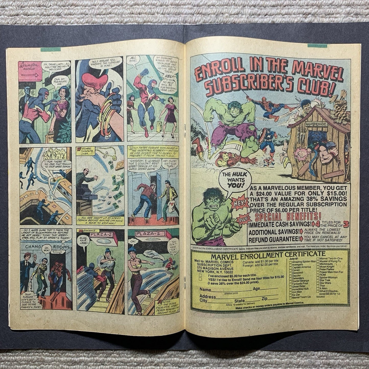 Amazing Spider-Man 222/ Bronze Age Marvel Comics 1981