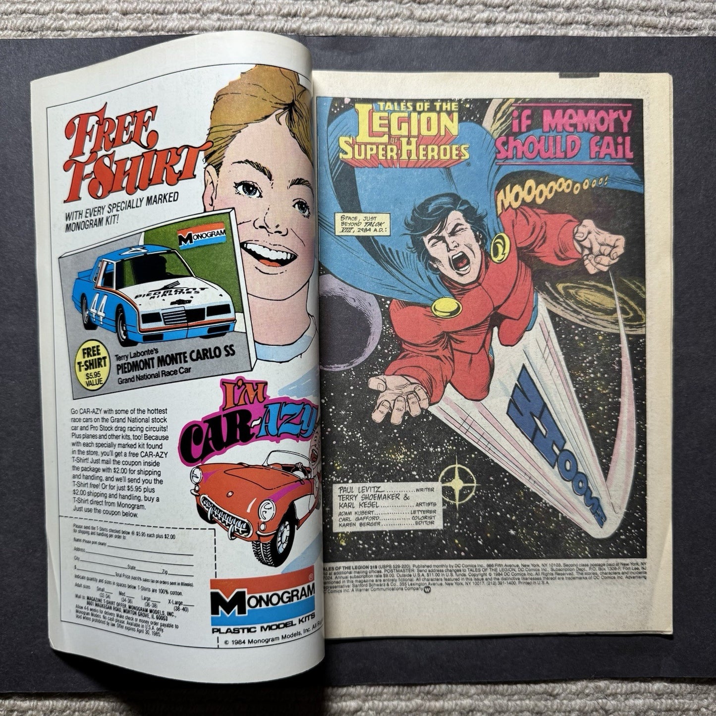 Legion Of Super-Heroes 319 - Copper Age Dc Comics 1985