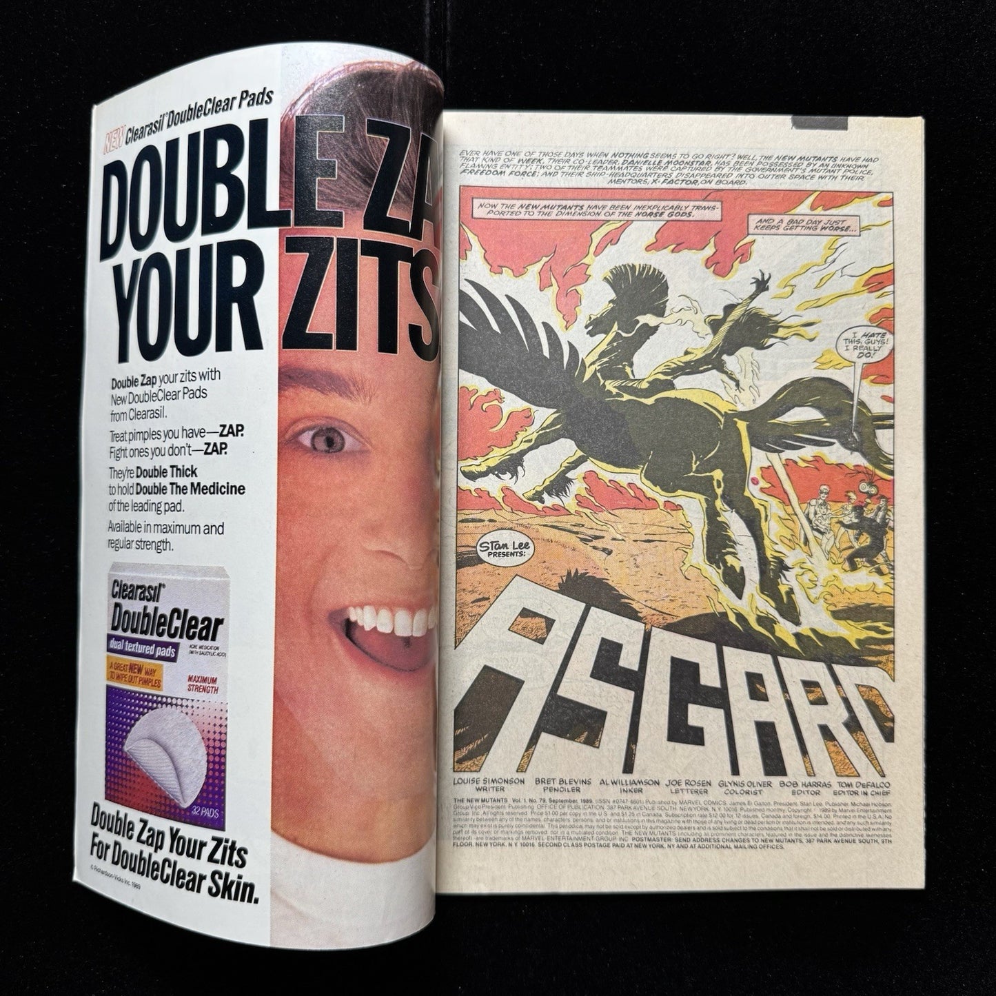 New Mutants 79 - Copper Age Marvel Comics 1989