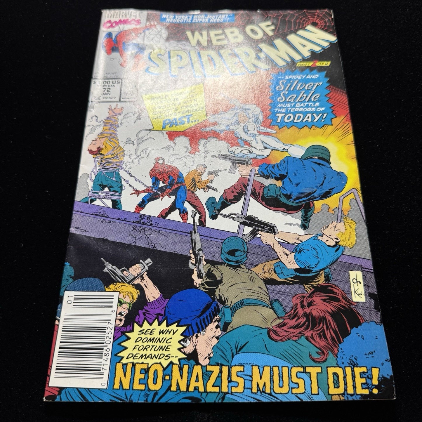 Web Of Spider-Man 72 - Newsstand - Copper Age Marvel Comics 1991