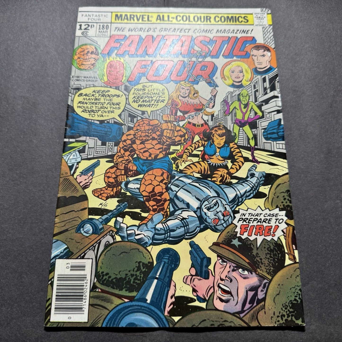 Fantastic Four 180 - Bronze Age Marvel Comics 1977