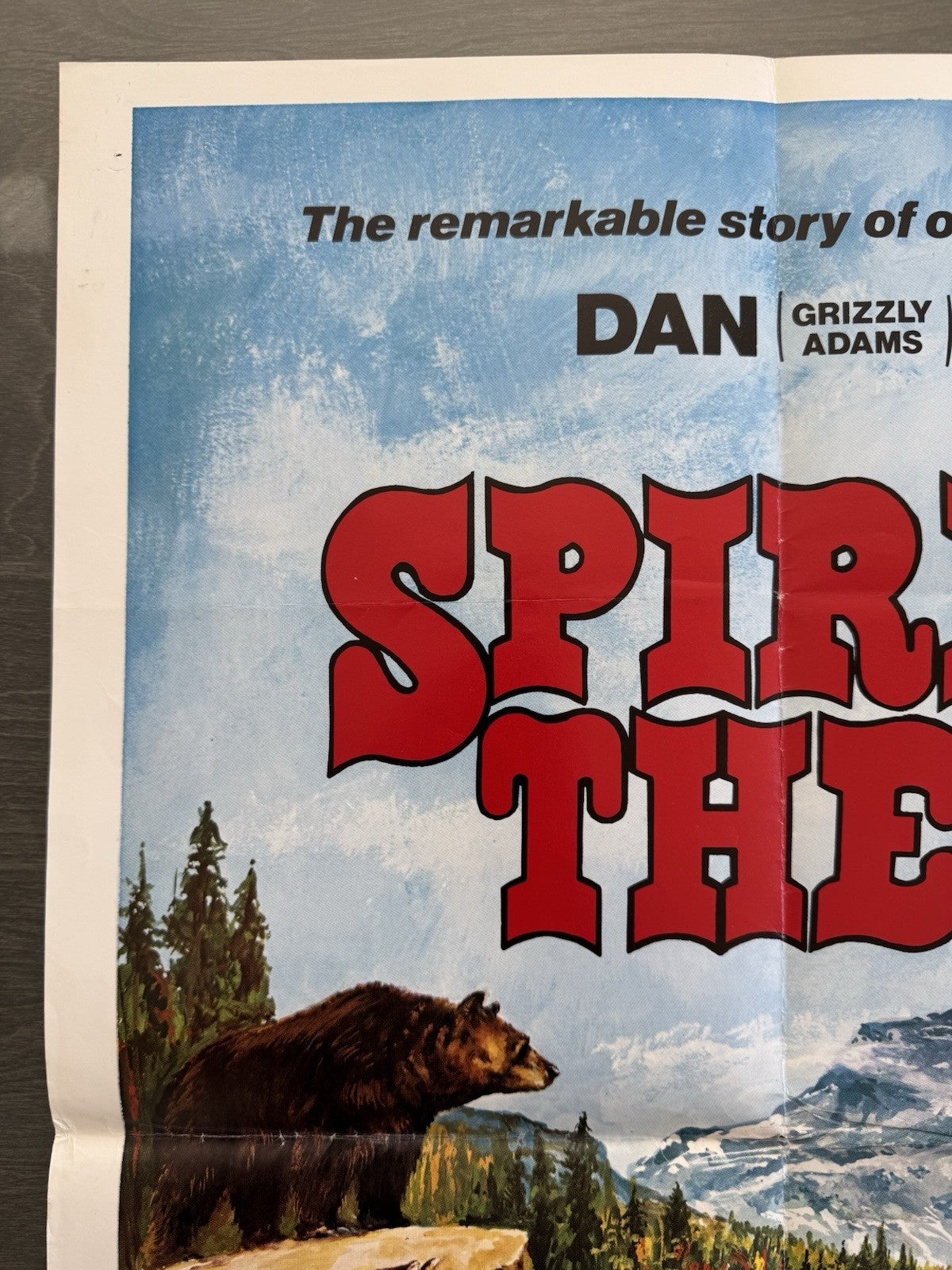 Spirit of the Wild 1974 - Original UK Quad Poster - Folded