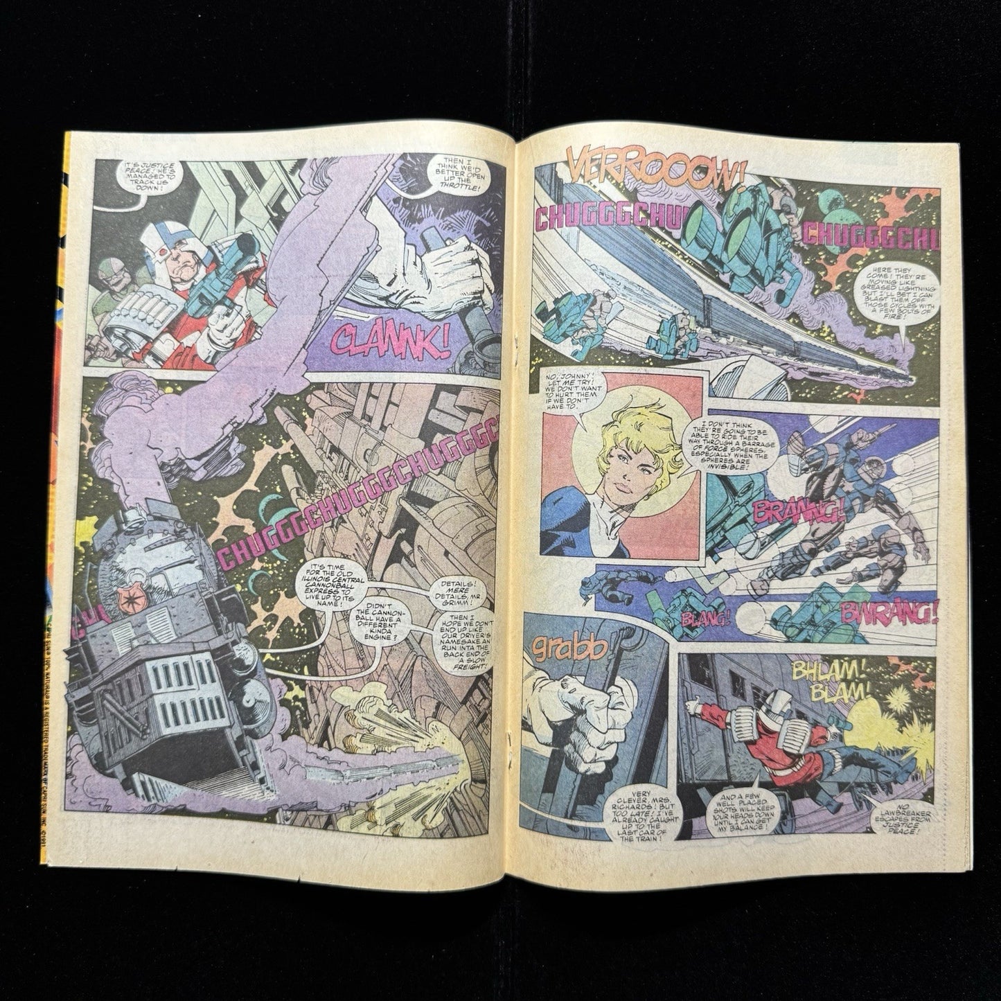 Fantastic Four 354 - 1st Appearance Of Casey - Copper Age Marvel Comics 1991