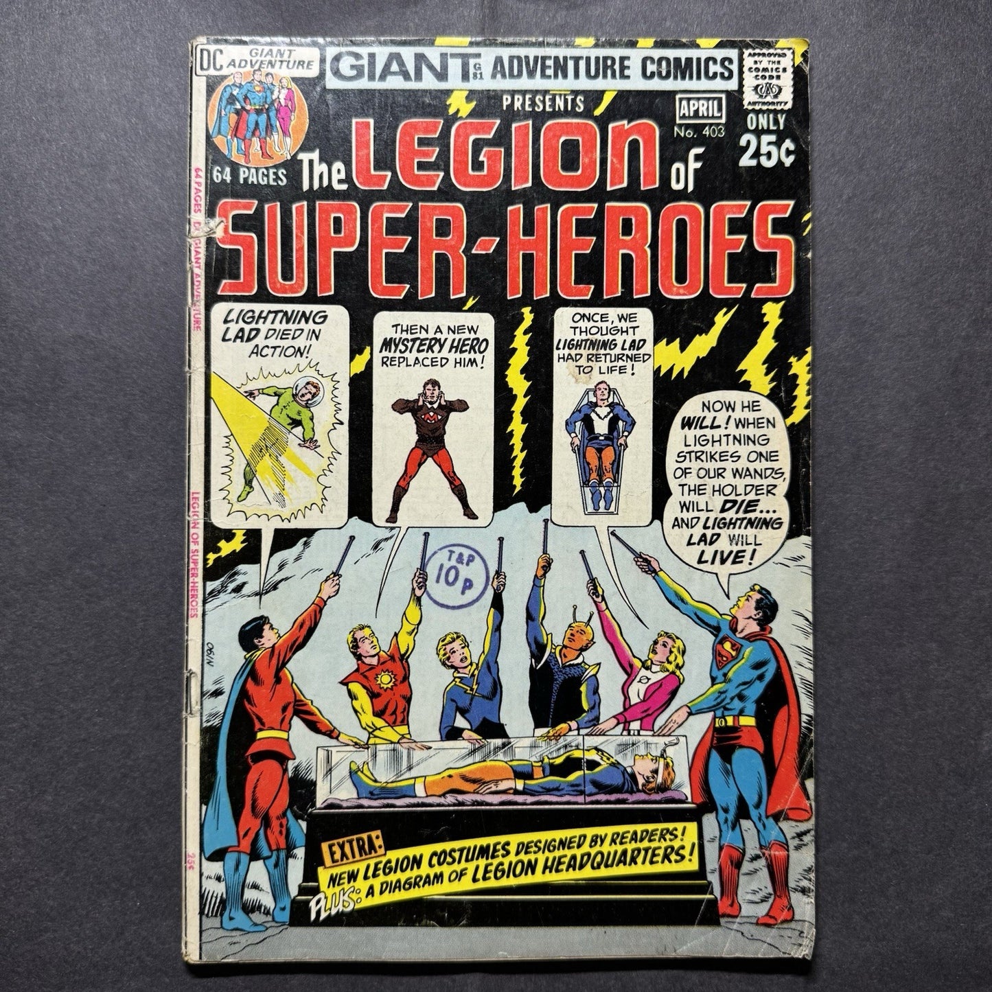 Adventure Comics 403 - Debut Of New Costumes - Bronze Age Dc Comics 1971
