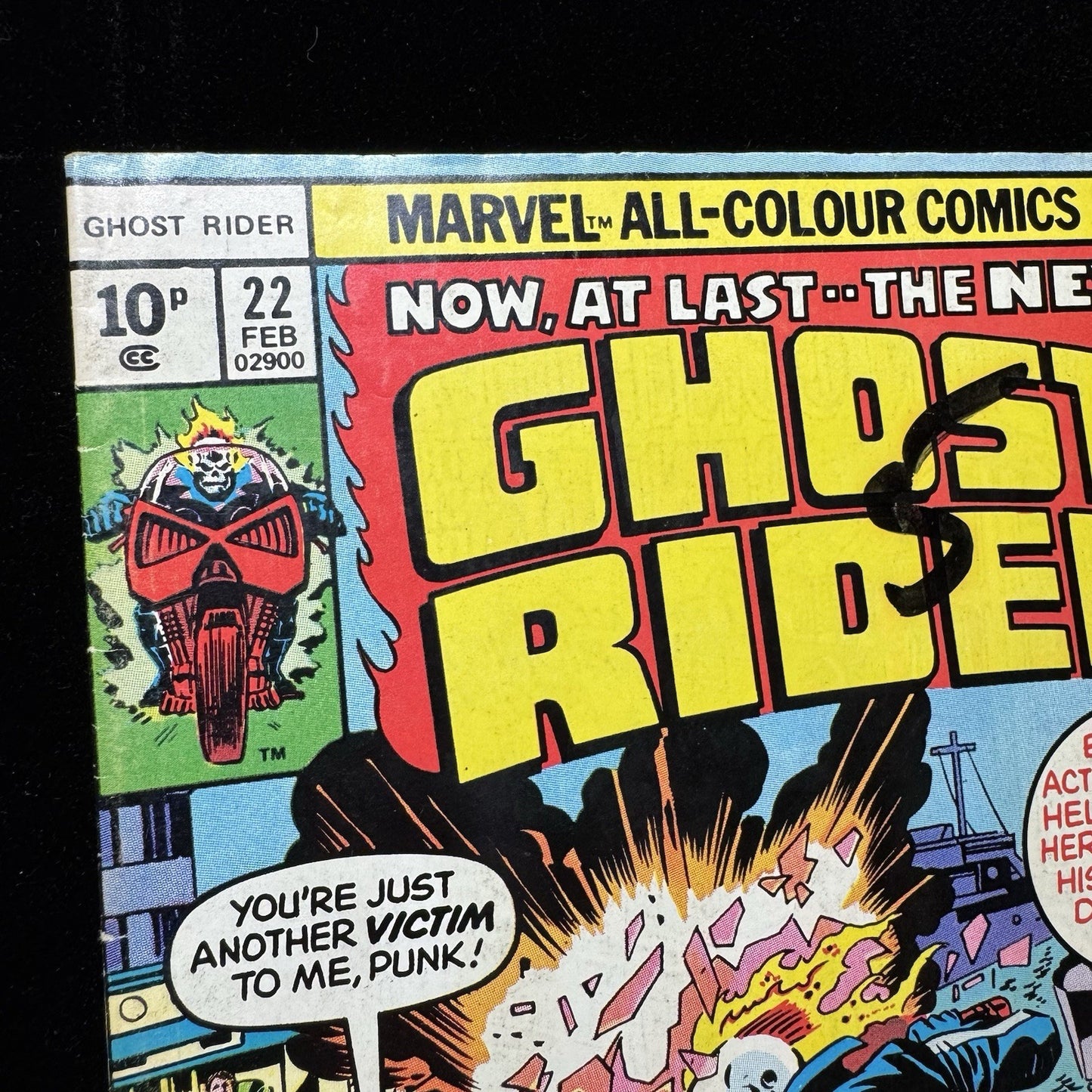 Ghost Rider 22 - 1st Appearance Of Enforcer - Bronze Age Marvel Comics 1977