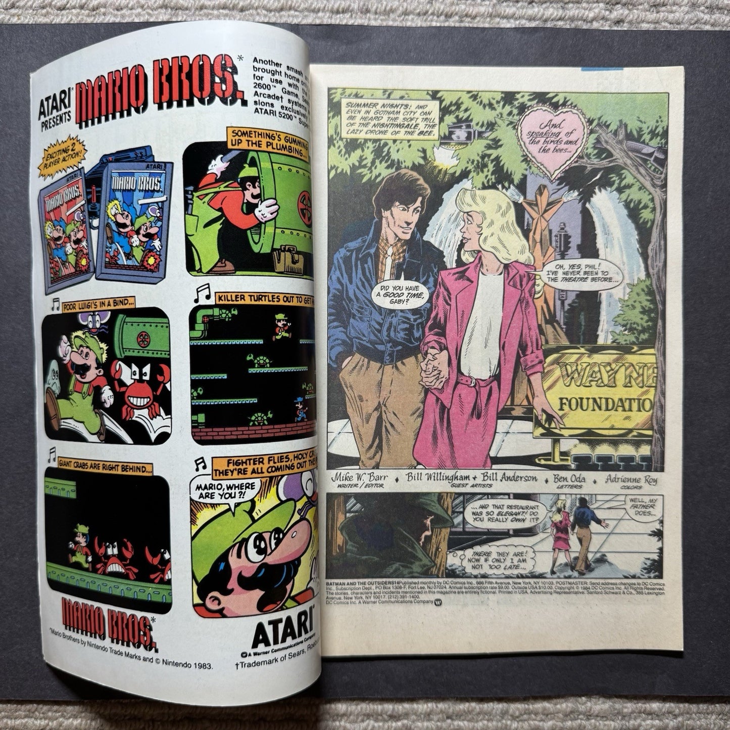 Batman And The Outsiders 14 - Copper Age Dc Comics 1984
