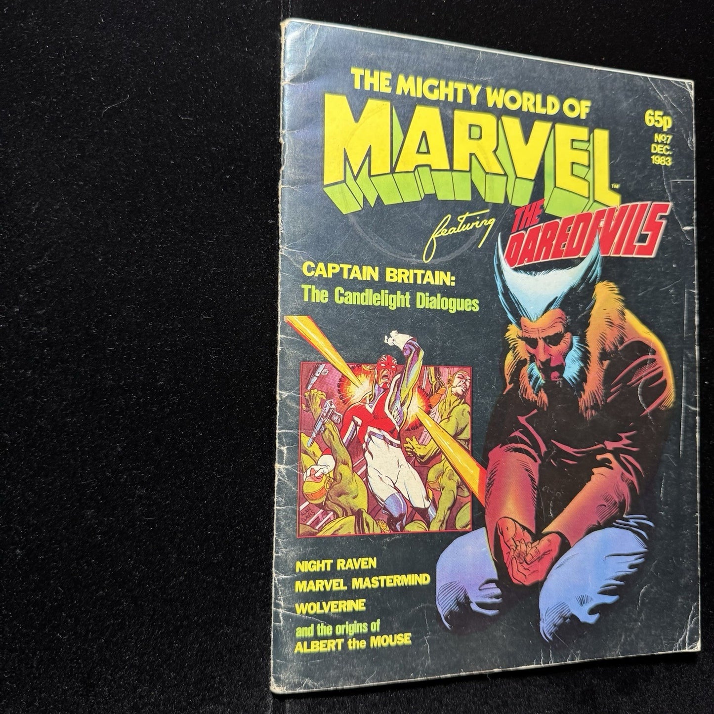 Mighty World Of Marvel 7 - 1st App Of Meggan - Bronze Age Marvel Uk Comics 1983