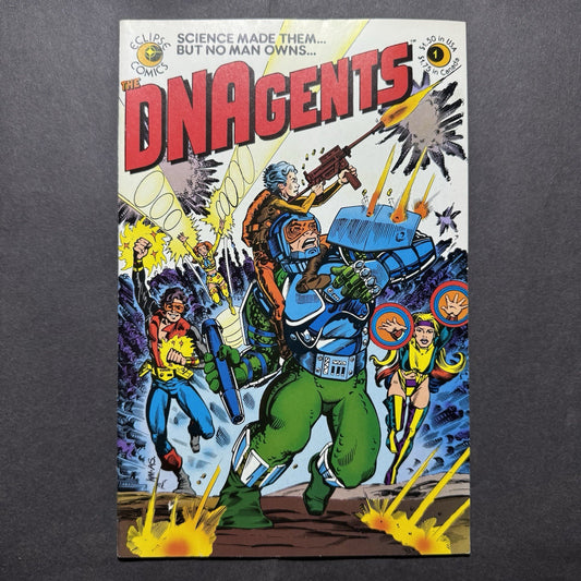 DNAgents 1 - 1st Appearance Of DNAgents - Bronze Age Eclipse Comics 1983